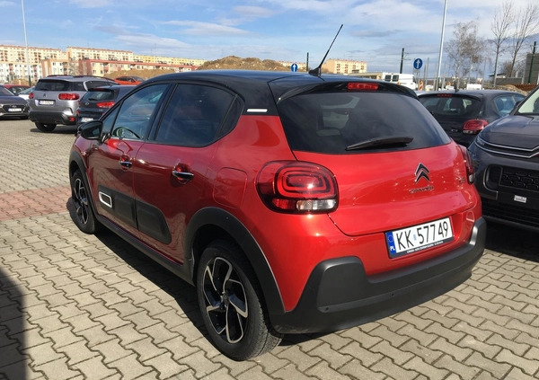 Citroen C3 cena 69900 przebieg: 668, rok produkcji 2022 z Jedlicze małe 79